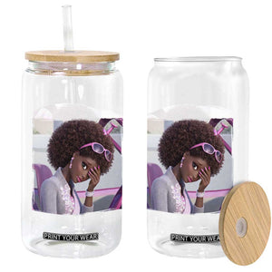 Disgusted Black Doll Meme Glass Can Funny Sassy Reaction Afro Girl With Attitude TS10 Print Your Wear