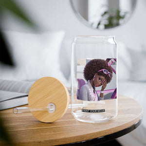 Disgusted Black Doll Meme Glass Can Funny Sassy Reaction Afro Girl With Attitude TS10 Print Your Wear