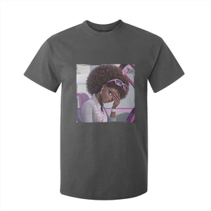 Disgusted Black Doll Meme T Shirt For Kid Funny Sassy Reaction Afro Girl With Attitude TS10 Dark Heather Print Your Wear