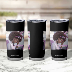 Disgusted Black Doll Meme Tumbler Cup Funny Sassy Reaction Afro Girl With Attitude TS10 Print Your Wear