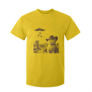 UFO Cowboy Cat T Shirt For Kid Vintage Graphic Retro Western Rodeo TS10 Daisy Print Your Wear