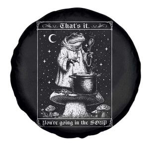 Frog Meme Spare Tire Cover Thats It Youre Going In The Soup Funny Weirdcore TS10 Print Your Wear
