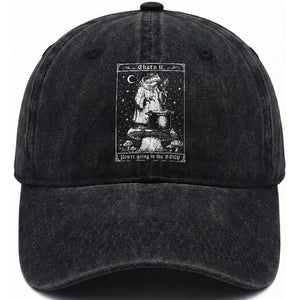 Frog Meme Washed Cotton Baseball Cap Thats It Youre Going In The Soup Funny Weirdcore TS10 Print Your Wear