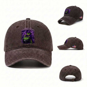 Frog Meme Washed Cotton Baseball Cap Vintage Graphic Thats It Youre Going In The Soup TS10 Washed Cap Universal Fit Dark Brown Print Your Wear