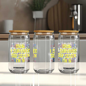 8th Birthday Glass Can Im 8 Year Old Bruh I Survived 67 Colorful Bubble Flower TS10 Print Your Wear