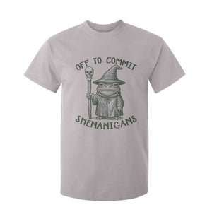 Wizard Frog T Shirt For Kid Funny Off to Commit Shenanigans TS10 Ice Gray Print Your Wear