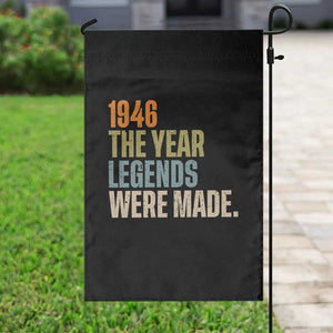 80th Birthday Gift For Men Garden Flag Vintage 1946 80 Years Old Birthday TS10 Print Your Wear