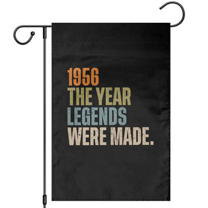 70th Birthday Gift For Men Garden Flag Vintage 1956 70 Years Old Birthday TS10 Black Print Your Wear