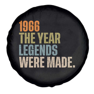 60th Birthday Gift For Men Spare Tire Cover Vintage 1966 60 Years Old Birthday TS10 Print Your Wear