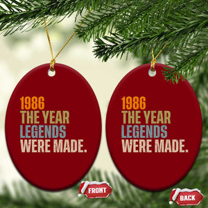 40th Birthday Gift For Men Ceramic Ornament Vintage 1986 40 Years Old Birthday TS10 Print Your Wear