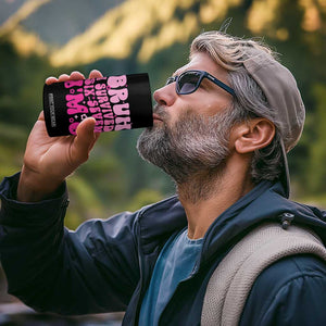 8th Birthday Girls 4 in 1 Can Cooler Tumbler Bruh I Survived 67 Im 8 Year Old Six Seven TS10 Print Your Wear