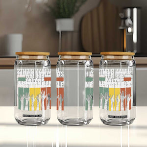 Human Rights Glass Can Are Not Negotiable Retro Equality Statement TS10 Print Your Wear