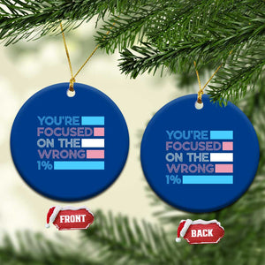 Trans Rights Ceramic Ornament Transgender LGBTQ Queer Pride Ally Social Justice TS10 1pc Blue Print Your Wear