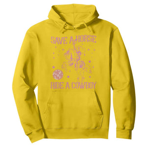 Save a Horse Ride A Cowboy Hoodie Funny Cowgirl Western Style TS10 Daisy Print Your Wear
