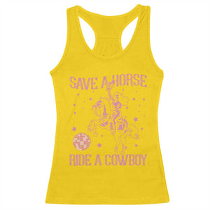 Save a Horse Ride A Cowboy Racerback Tank Top Funny Cowgirl Western Style TS10 Daisy Print Your Wear