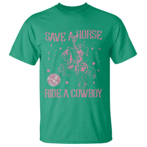 Save a Horse Ride A Cowboy T Shirt Funny Cowgirl Western Style TS10 Irish Green Print Your Wear