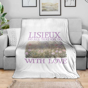 St Therese of Lisieux Throw Blanket Catholic Saint Gift for Girls Orthodox Christian TS10 Print Your Wear