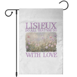St Therese of Lisieux Garden Flag Catholic Saint Gift for Girls Orthodox Christian TS10 White Print Your Wear