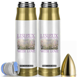 St Therese of Lisieux Bullet Tumbler Catholic Saint Gift for Girls Orthodox Christian TS10 White Print Your Wear