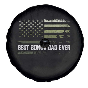 Best Bonus Dad Ever Spare Tire Cover Stepdad American Flag Trees Outdoor Wildlife Nature Vintage Forest TS10 Print Your Wear
