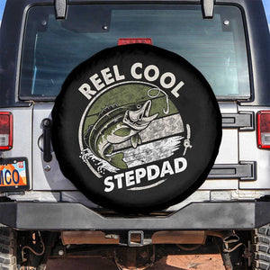 Reel Cool Stepdad Spare Tire Cover Fathers Day Gift for Fisherman Bonus Dad