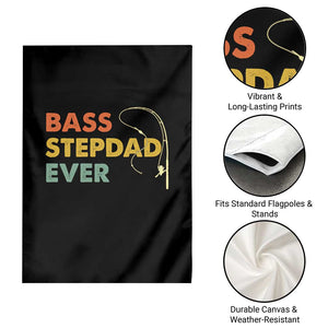 Fishing Bonus Dad Garden Flag Retro Bass Stepdad Ever Fathers Day Fisherman TS10 Print Your Wear
