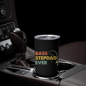 Fishing Bonus Dad Tumbler Cup Retro Bass Stepdad Ever Fathers Day Fisherman TS10 Print Your Wear