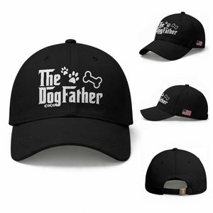 Dog Dad Baseball Cap The Dogfather Fathers Day Gift For Dog Lovers