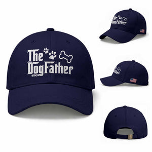 Dog Dad Baseball Cap The Dogfather Fathers Day Gift For Dog Lovers