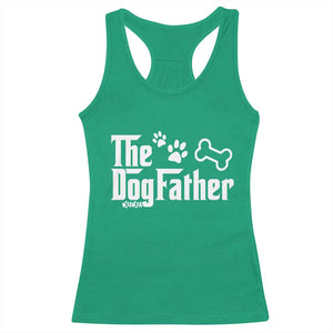 Dog Dad Racerback Tank Top The Dogfather Fathers Day Gift For Dog Lovers
