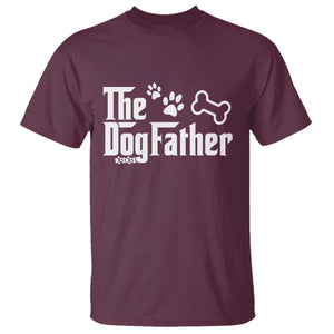 Dog Dad T Shirt The Dogfather Fathers Day Gift For Dog Lovers