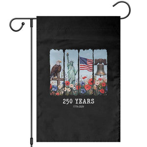 250 Years American 1776 2026 Garden Flag 250th 4th July Independence Day Eagle Statue of Liberty Flag