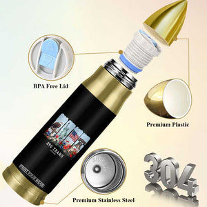 250 Years American 1776 2026 Bullet Tumbler 250th 4th July Independence Day Eagle Statue of Liberty Flag
