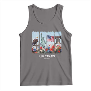 250 Years American 1776 2026 Tank Top 250th 4th July Independence Day Eagle Statue of Liberty Flag