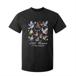 USA 250th Anniversary Bird T Shirt For Kid Patriotic American Birds Independence Day Birdwatchers Birders