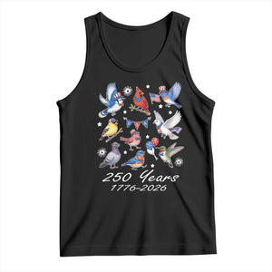 USA 250th Anniversary Bird Tank Top Patriotic American Birds Independence Day Birdwatchers Birders