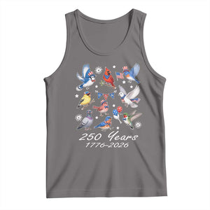 USA 250th Anniversary Bird Tank Top Patriotic American Birds Independence Day Birdwatchers Birders