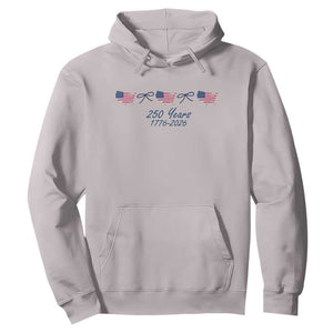 250th Anniversary USA Hoodie American Flag Dainty Bow 4th of July