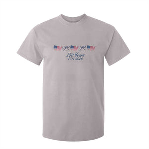250th Anniversary USA T Shirt For Kid American Flag Dainty Bow 4th of July