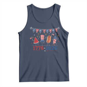 250 Years American 1776 2026 Tank Top Patriotic Watermelon Hotdog Firework 250th 4th July Independence Day