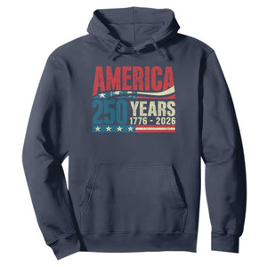 250th Anniversary USA Hoodie Retro 250 Years American 1776 2026 US Flag