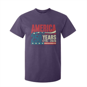 250th Anniversary USA T Shirt For Kid Retro 250 Years American 1776 2026 US Flag