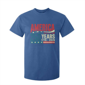250th Anniversary USA T Shirt For Kid Retro 250 Years American 1776 2026 US Flag