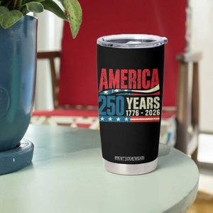 250th Anniversary USA Tumbler Cup Retro 250 Years American 1776 2026 US Flag