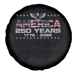 250th Anniversary USA Spare Tire Cover Vintage Eagle 250 Years American 1776 2026 US Flag