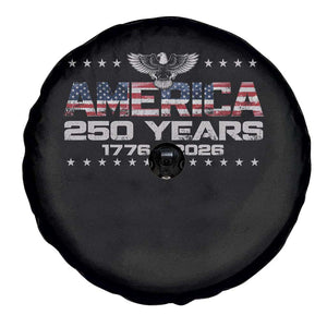 250th Anniversary USA Spare Tire Cover Vintage Eagle 250 Years American 1776 2026 US Flag