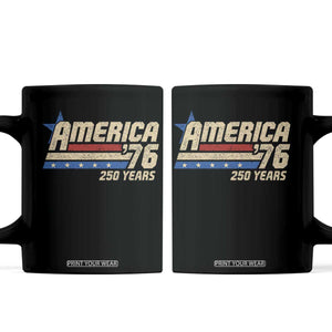 250th Anniversary USA Coffee Mug America Retro 250 Years 1776 2026