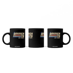 250th Anniversary USA Coffee Mug America Retro 250 Years 1776 2026