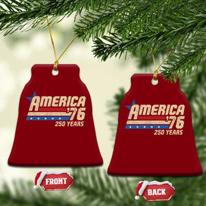 250th Anniversary USA Ceramic Ornament America Retro 250 Years 1776 2026