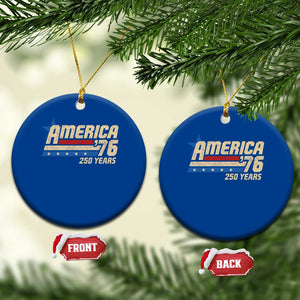 250th Anniversary USA Ceramic Ornament America Retro 250 Years 1776 2026
